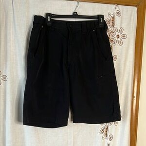 2/15 Wrangler Black Flat Front Casual Shorts
